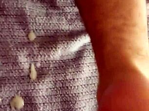 Cumshot Week- Day 4 Not Quite A Cumshot But The After Math Of One On The Feet Of Dirtysocks