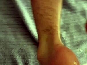 Cumshot Week- Day 4 Not Quite A Cumshot But The After Math Of One On The Feet Of Dirtysocks