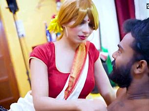 핫한 외국인 여자랑 두 데시 놈이랑 3P 공유해