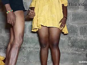 Lagos Landlady Gets Fucked Hard On Her Farm