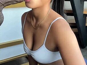 Beautiful Wife Blows Stepbrothers' Big Black Cocks In Amateur Couple Scene!