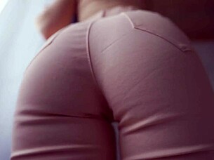 pov jeans facesitting and cum countdown for jerk off