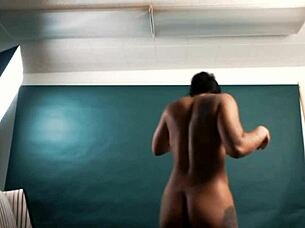 exotic hottie spreads wide open for nasty photographer with tight pussy