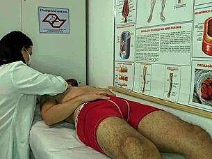 Nurse gets excited by patient's erection