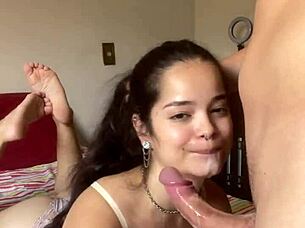 woke up and recorded sloppy blowjob with big tits brunette in new zealand