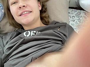 milf masturbates outdoors, squirting in public orgasm scene