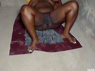 Lagos Landlady Gets Fucked Hard On Her Farm