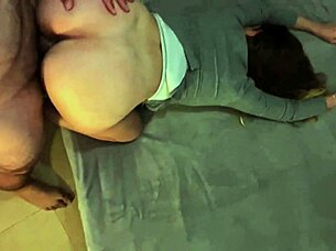 Doggy Style With Stepsdaughter While Boyfriend Waits For Cinema