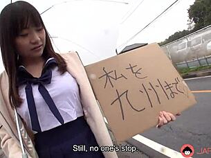 big titted mikoto mochida sucks cock in the car! want to see?