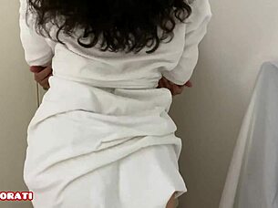 Horny Big Tits Step Mom Getting Fucked After Shower