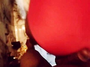 cuckold can't handle his wife in threesome!