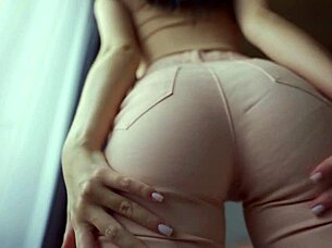 pov jeans facesitting and cum countdown for jerk off