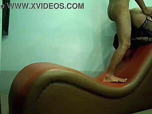 myanmar wife cheats in doggystyle on sofa