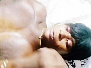 cuckold can't handle his wife in threesome!