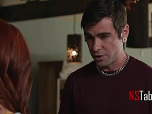 The babysitter performs a striptease for a client interested in human anatomy