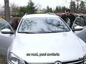 HUNT4K SHAVED PUSSY POUNDED HARD IN FRONT OF HER BOYFRIEND!