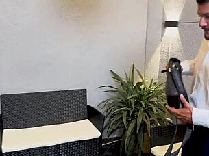 Curvy milf housewife fucks husband's best friend rough 😈.