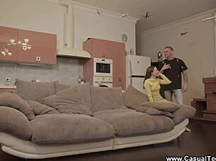 perky teen b mamby gets fucked hard by neighbor!