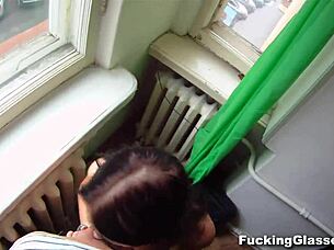 hey, check out this hardcore fucking on the piano with shaved pussy and cumshot