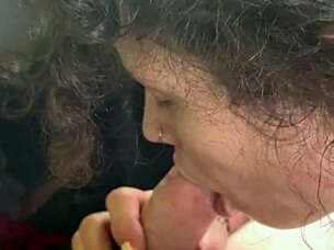 Streetwalker Rides Dick Reverse Cowgirl In Truck, Gets Fucked Standing, Takes Huge Load On Ass