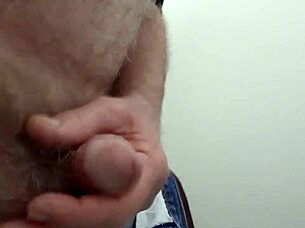 Rustyas1 jerks off in public toilet