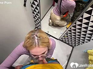 Suck my cock in the booth, babe