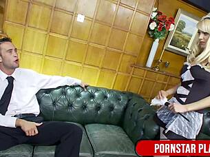 sexy maid lou lou handles kai taylor's big dick perfectly