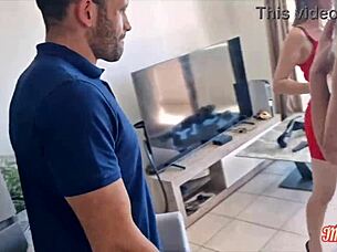 Kyara Aude and Stella Share Cock in 4some