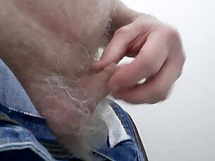 Rustyas1 jerks off in public toilet