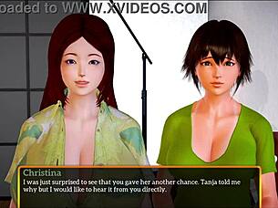 Family Game Night Turns Erotic With Big Tits And Ass On Display