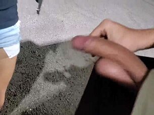 petite blonde flashes at party, sucks cock publicly