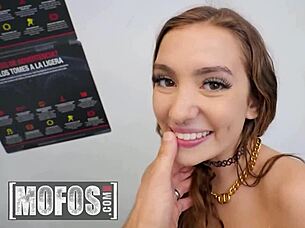 mofos - jmac helps with bailey bases broken car not knowing how naughty she can be 😈 deepthroat cum ass