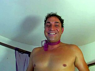 Brunette milf in slutty clothes gives blowjob then gets fucked 😈