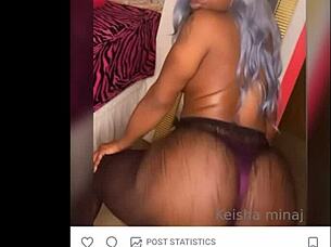 ebony stepsister sucks 11 inches bbc from stepcousin raw