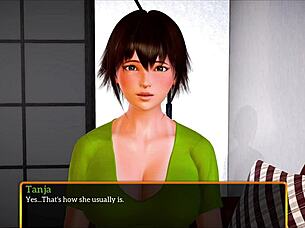 Family Game Night Turns Erotic With Big Tits And Ass On Display