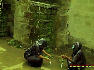 mature fucked babe enjoyed my big dick sex in local bush