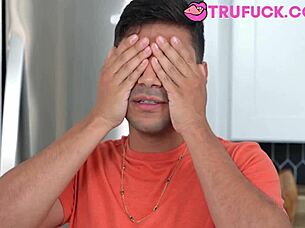 hide and fuck angel gostosa, max fills her petite ass