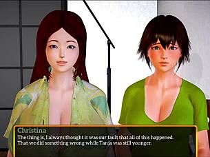 Family Game Night Turns Erotic With Big Tits And Ass On Display