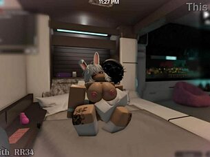 teasing snow bunny before intimate sex part 1