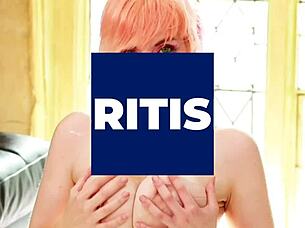 British redhead railed hard and cum-covered