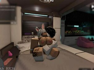 teasing snow bunny before intimate sex part 1