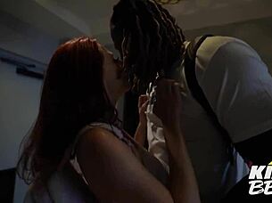 Redhead Going Dumb On The Dick