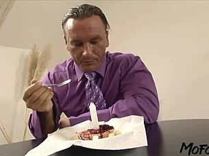 not son blowjob with father in law busty model