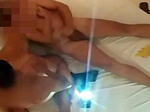 cuckold husband watches wife karina fuck boss lucas doggystyle 😈