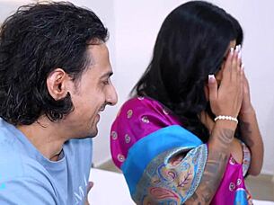 Watch big ass indian woman fuck her sister's cuckold husband hard