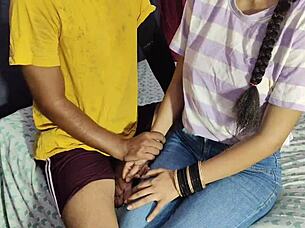 Hot Indian College Student Fucking Secretly With Black Indian Cock