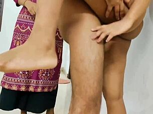 Best Threesome Sex 2025 - Komal and Her Friend Fucked Together While Cleaning the House One Boy Had Sex With Two Girls