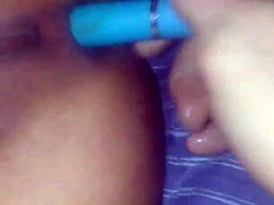 I played with a toy in my ass and sucked the cock of a guy