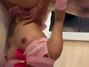 Blue-eyed latina feels intense emotions in first hard fucking session