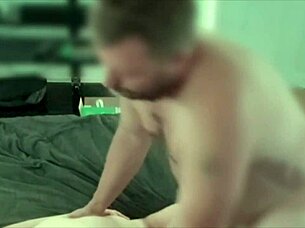 step daughter dresses up in a naughty college girl out fit